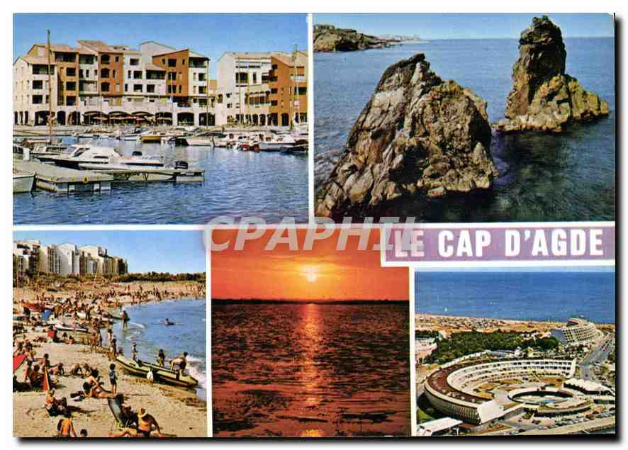 Le Cap d'Agde — vue panoramique — Éditions S.L. n°16.588