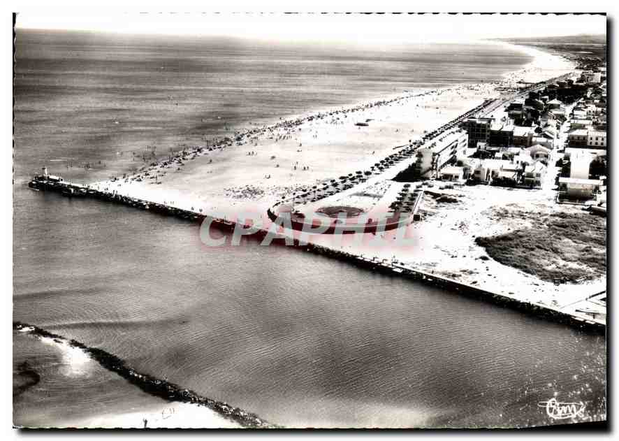 Valras-Plage — Vue panoramique aérienne et la plage — Éditions Aériennes