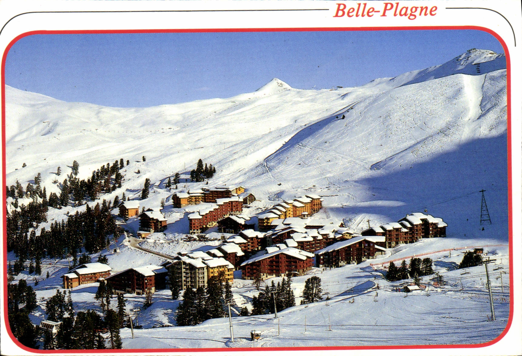 CPA Belle Plagne Savoie vue generale 