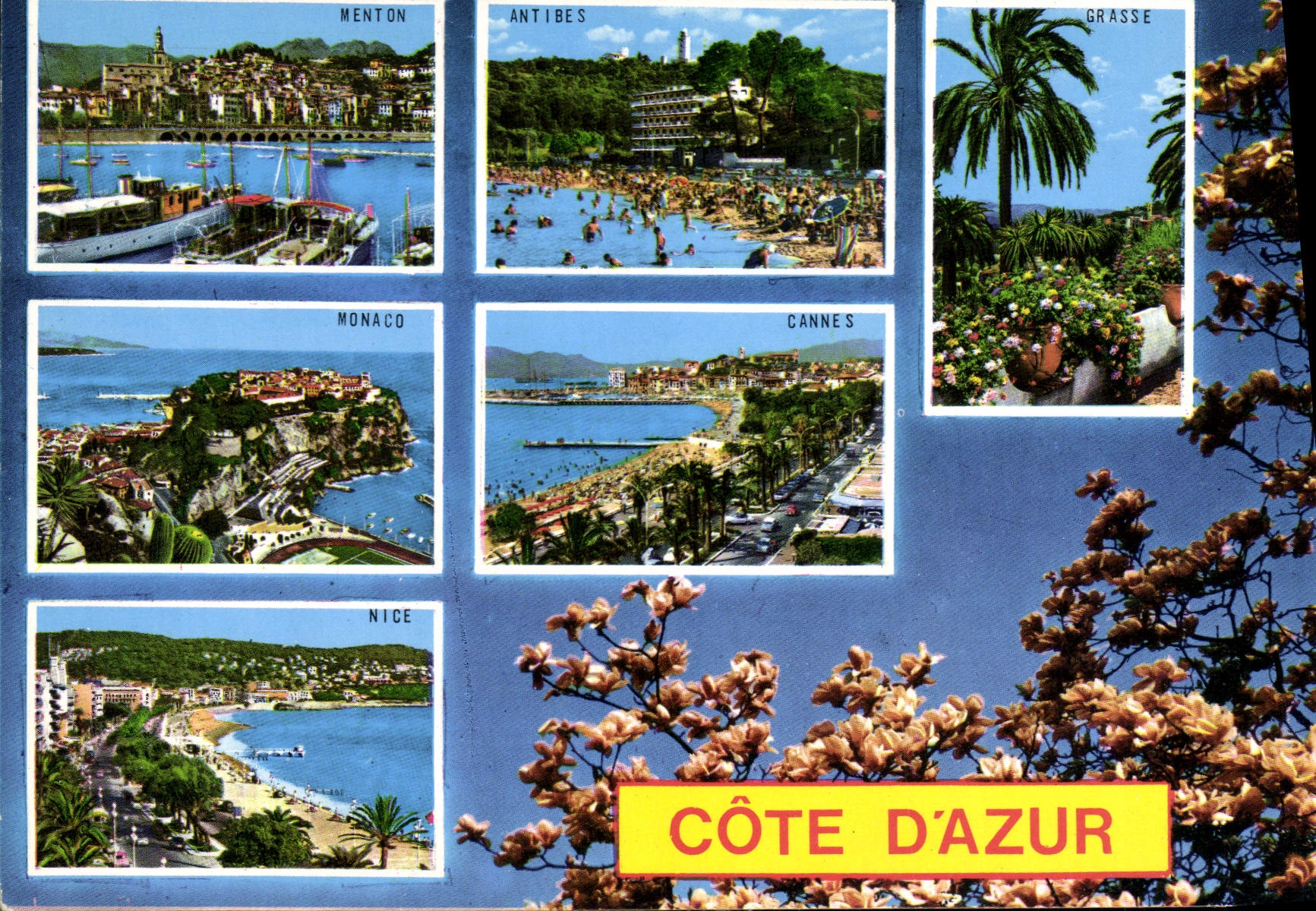 Côte d'Azur — Menton, Antibes, Grasse, Monaco, Cannes, Nice — Editions S.E.P.T.