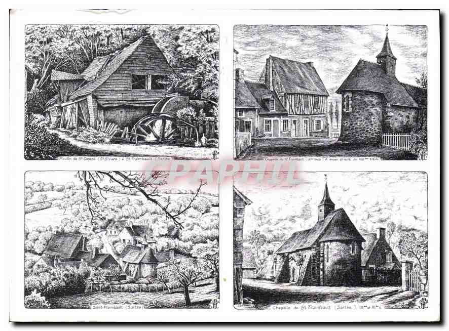CPM St Georges de la Couee Sarthe Hameau de St Fraimbault 