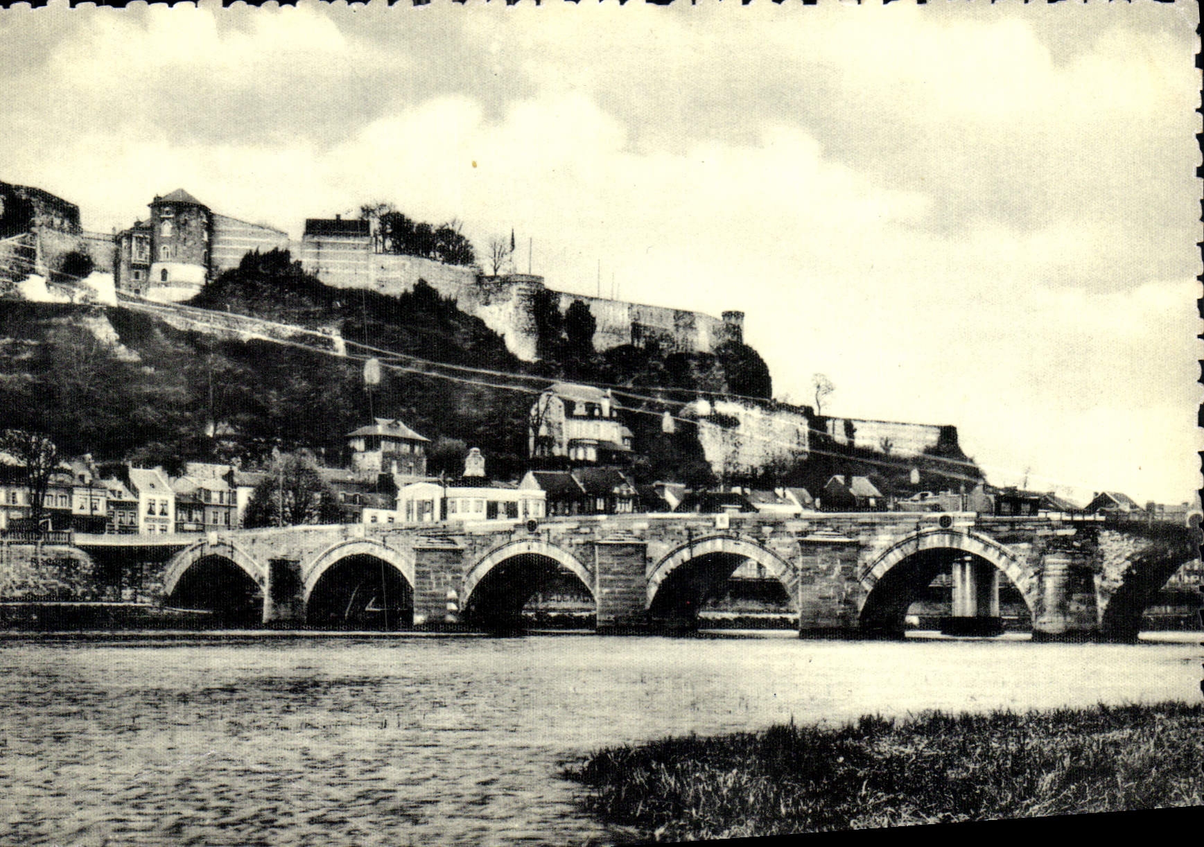 CPA Namur Le Pont de Jambes et la Citadelle 