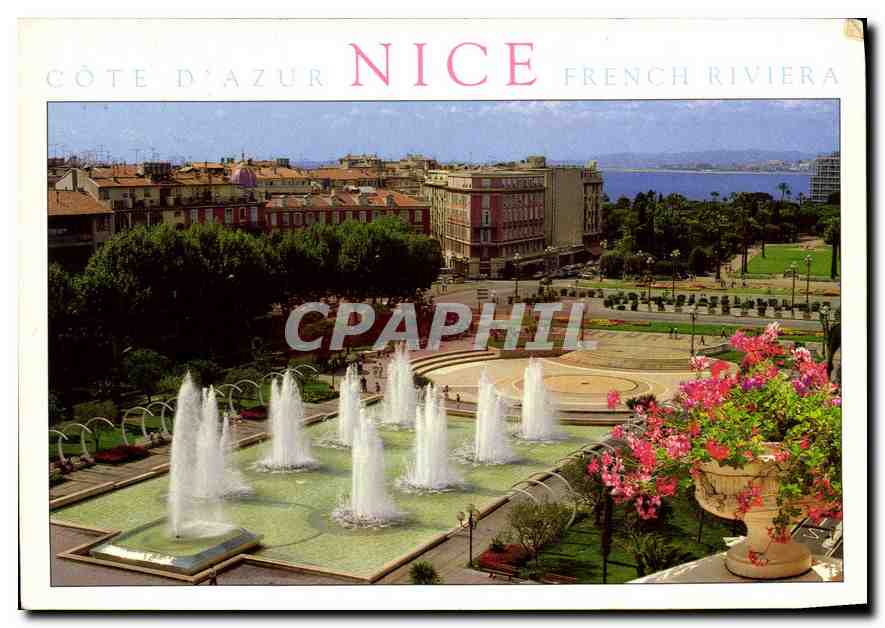 CPA Cote d'Azur French Riviera Nice Alpes Maritimes 