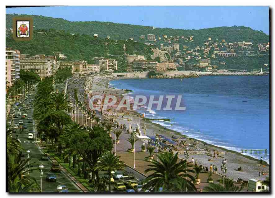 CPA Nice Promenade des Anglais et Quai des Etats Unis 