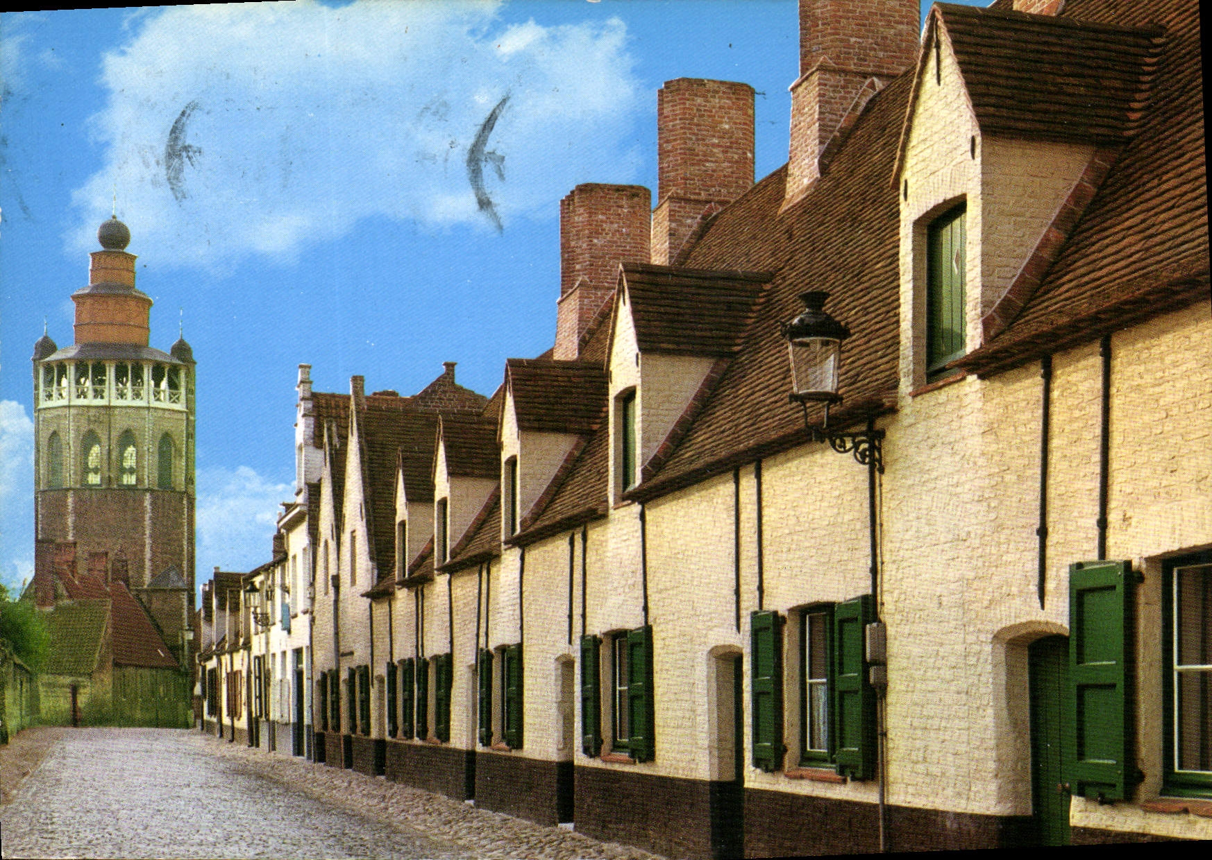 CPM Brugge Balstraat Musee de Folklore Centre de la Dentelle Eglise de Jerusalem 