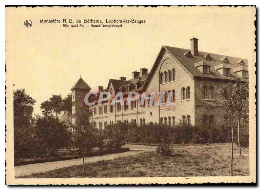 CPM Monastere N D de Bethanie Lophem lez Bruges Aile Nord Est 
