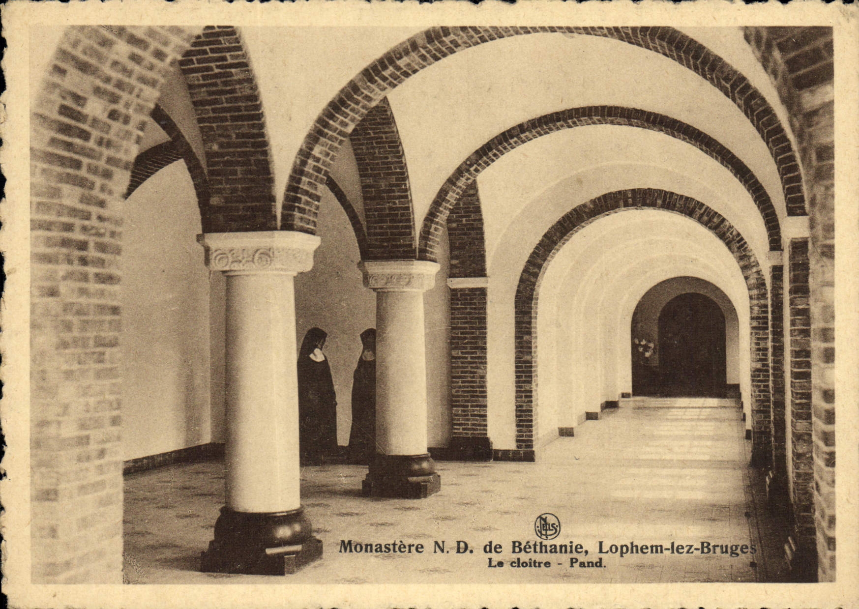 CPM Monastere N D de Bethanie Lophem lez Bruges la Cloitre 