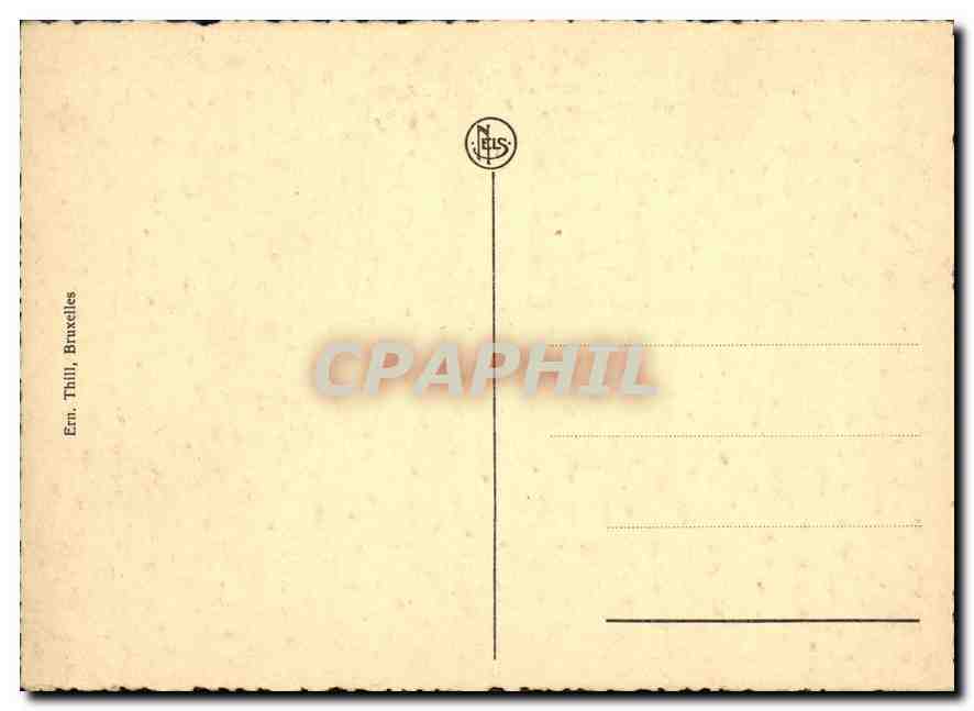 CPM Monastere N D de Bethanie Lophem lez Bruges Chapelle provisoire  — Verso