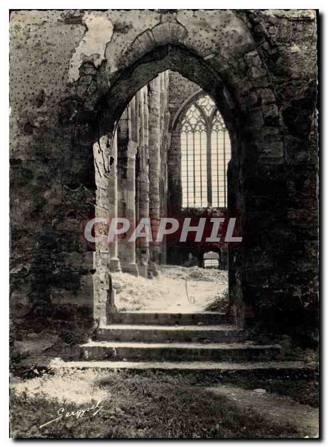 CPM Abbaye d'Aulne Porte donnant acces des Cloitres vers l'Eglise 