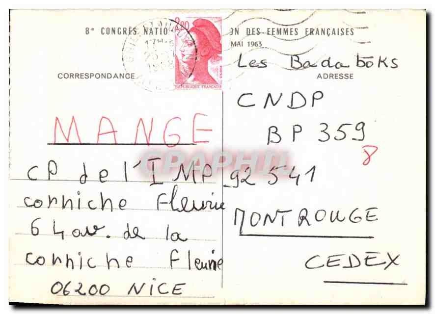 CPM Millet la bouillie  — Verso