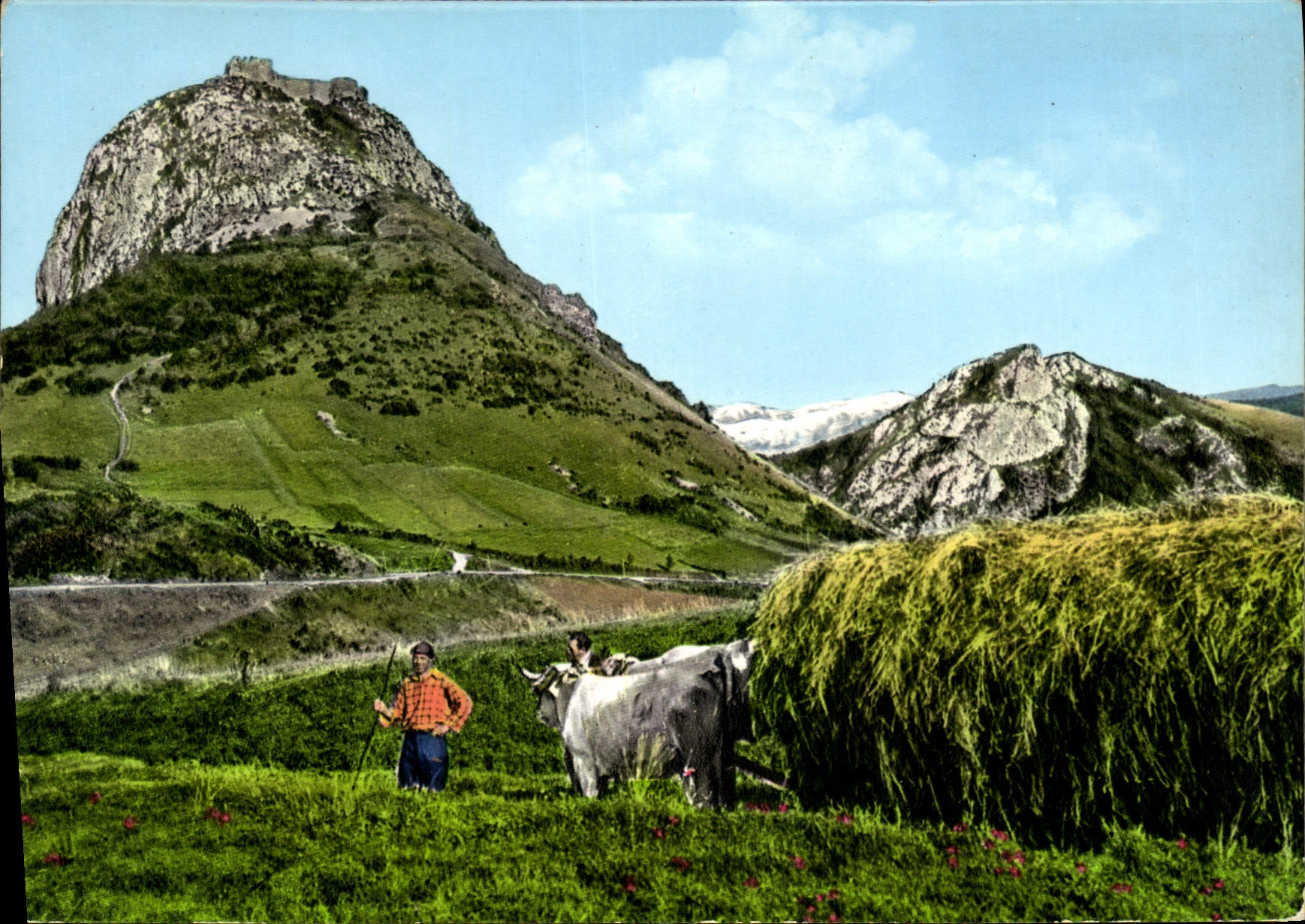 CPM Le Chateau de Montsegur Ariege detruit en 1224 par Simon de Monfort 