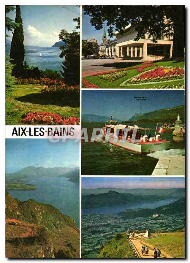 CPM Aix les Bains Lac du Bourget Savoie 