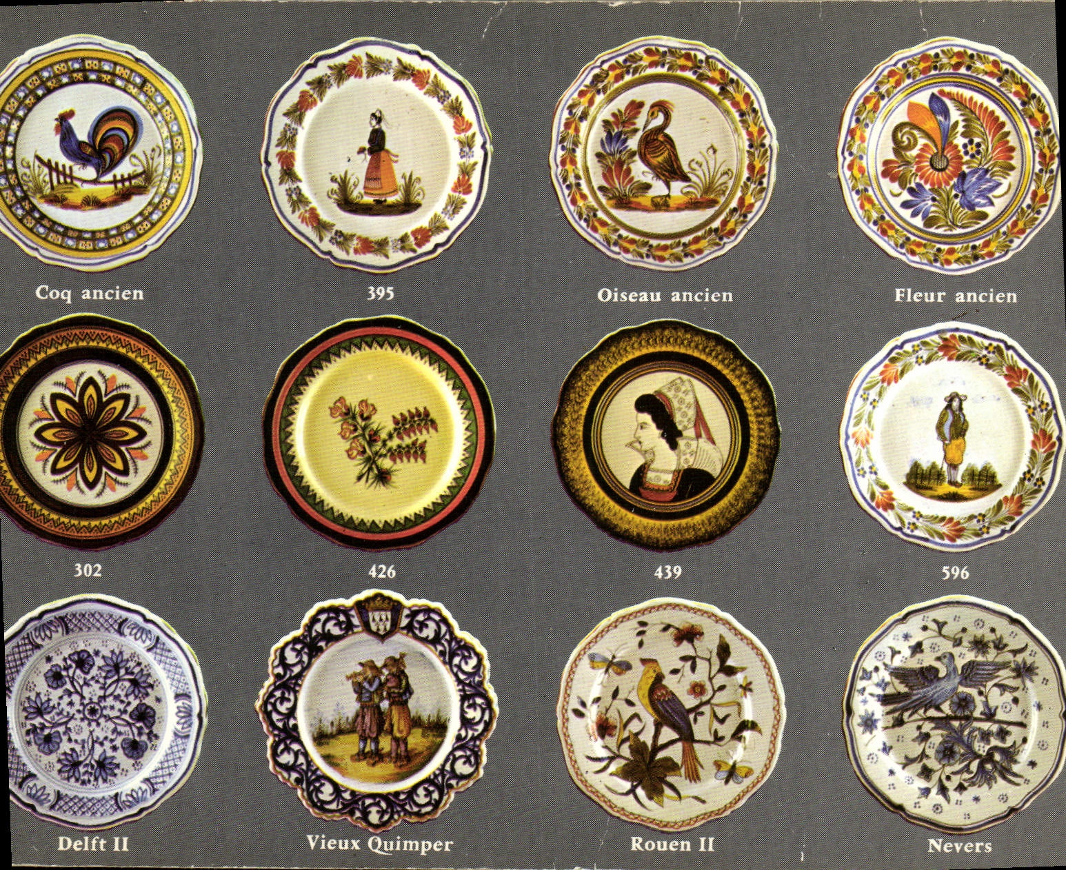 CPM Faiencerie Henriot Quimper Decor main vente au detail l'Art de Cornouaille 