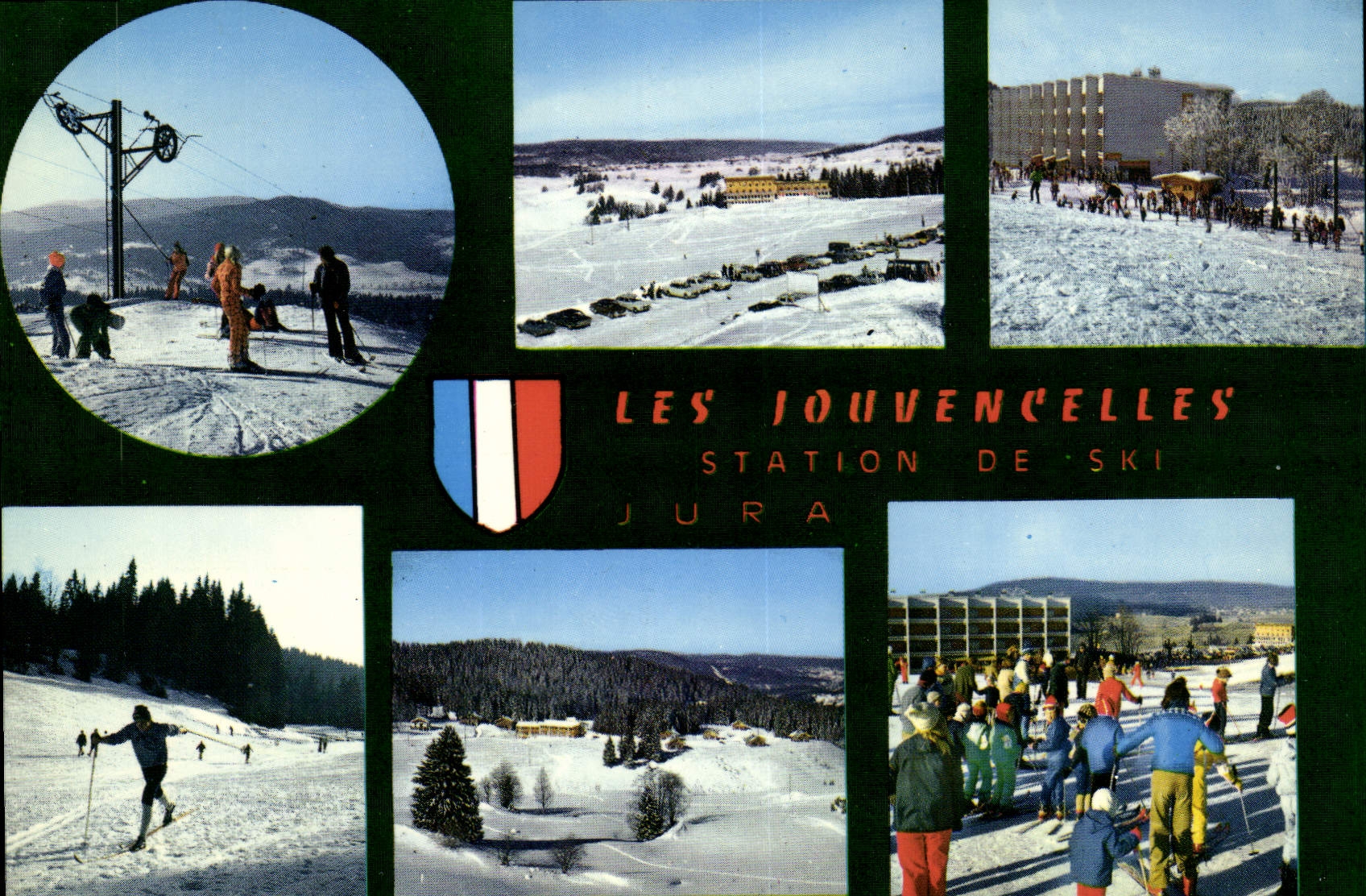CPM Le Haut Jura en Hiver Environs des Rousses les Jouvencelles Ski