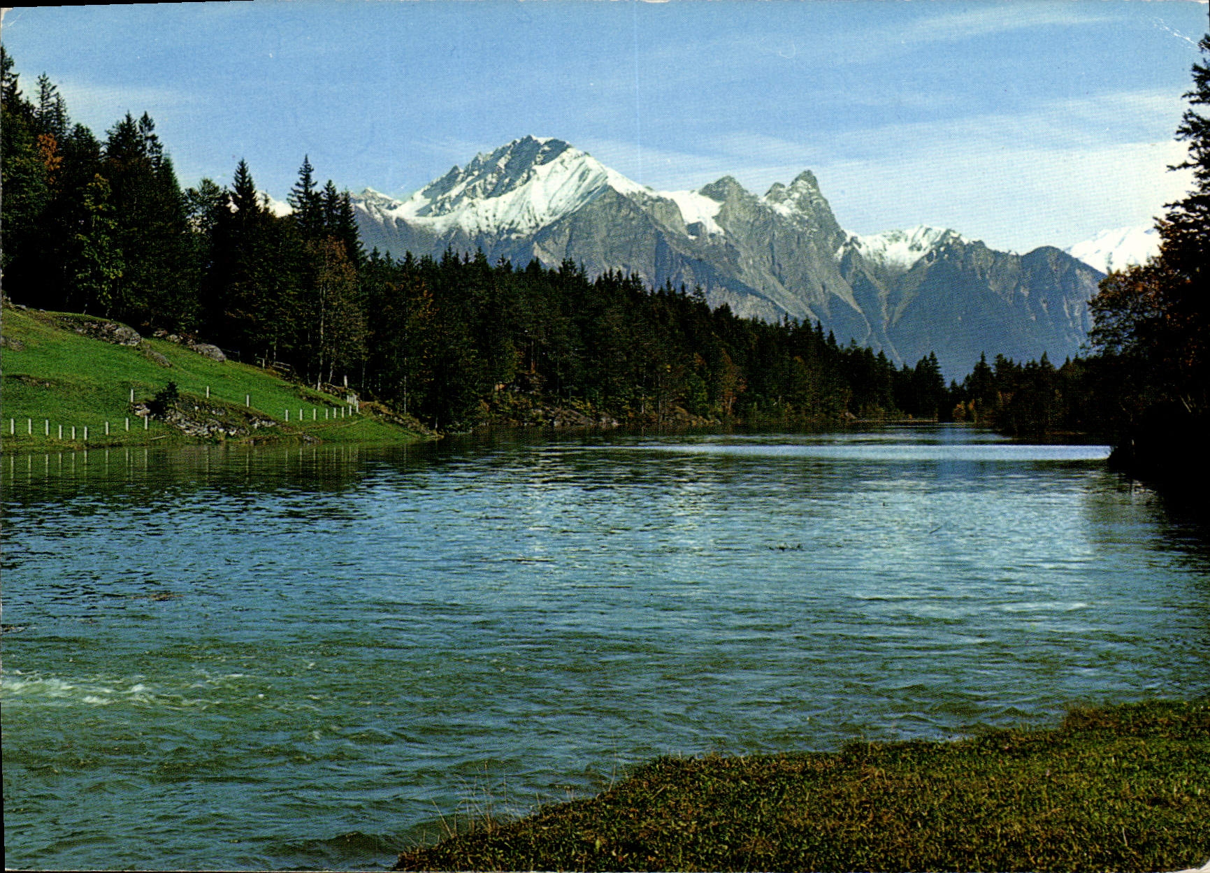 CPM Kapfensee bei Vermoi ob Meis mit Falknis und Gleckhorn 