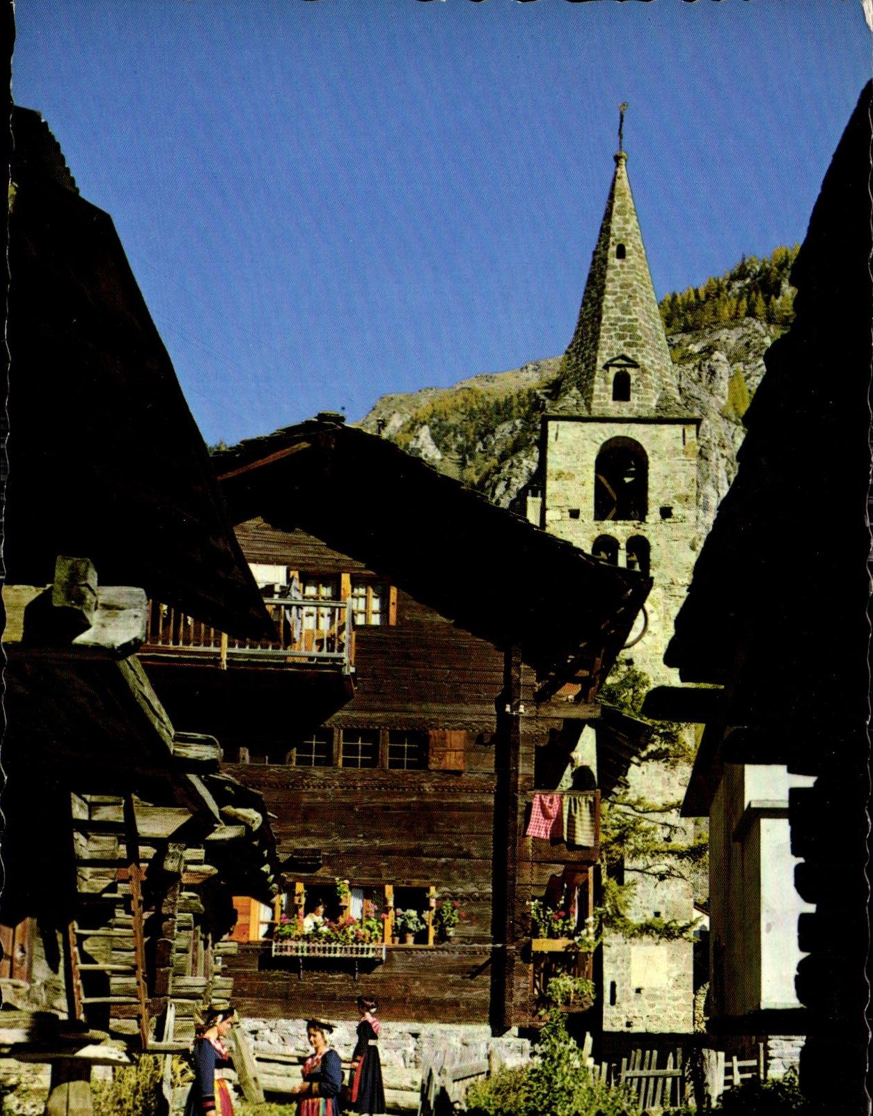 CPM Souvenir du Valais Evolene val d'Herens 