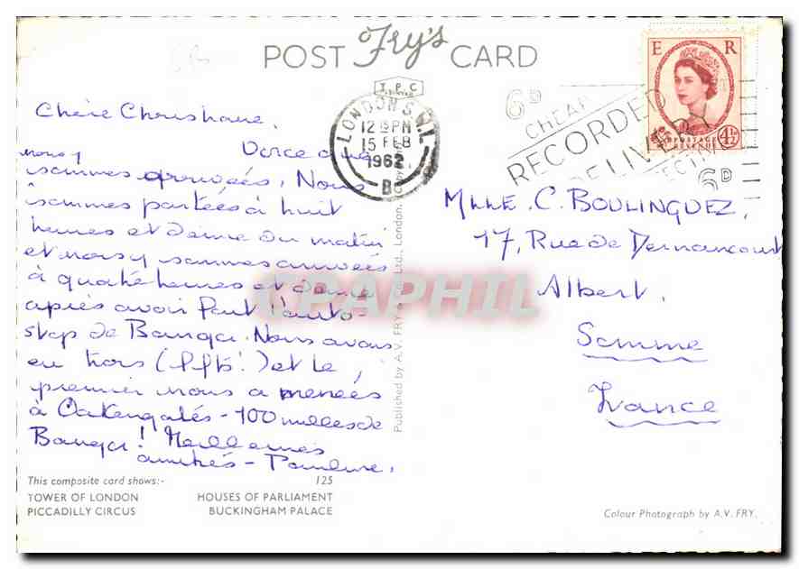 CPM Buckingham Palace  — Verso