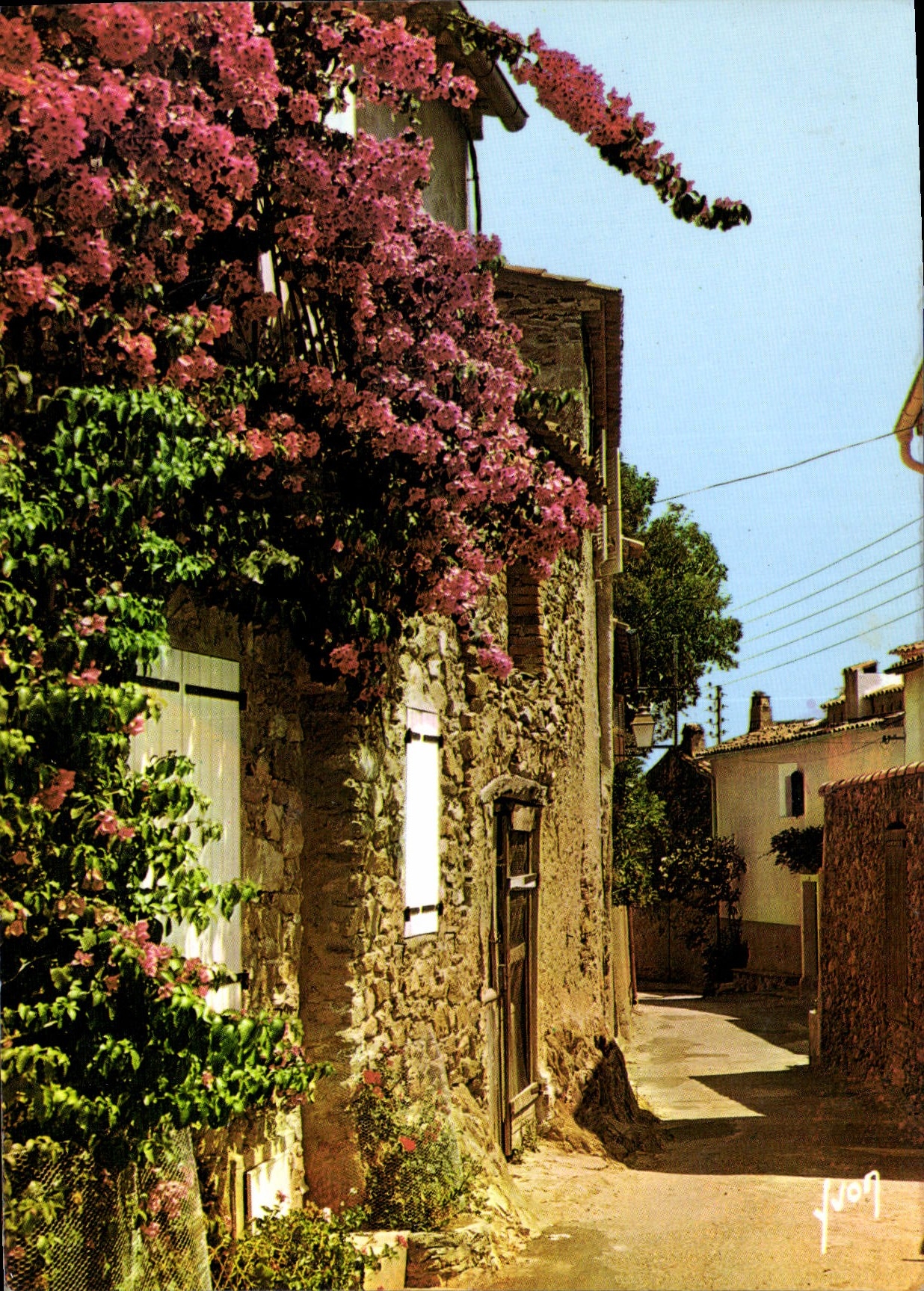 Vieilles maisons fleuries — Bougainvillées — Éditions d'art S.P.A.D.E.M. n° 10 06 0668