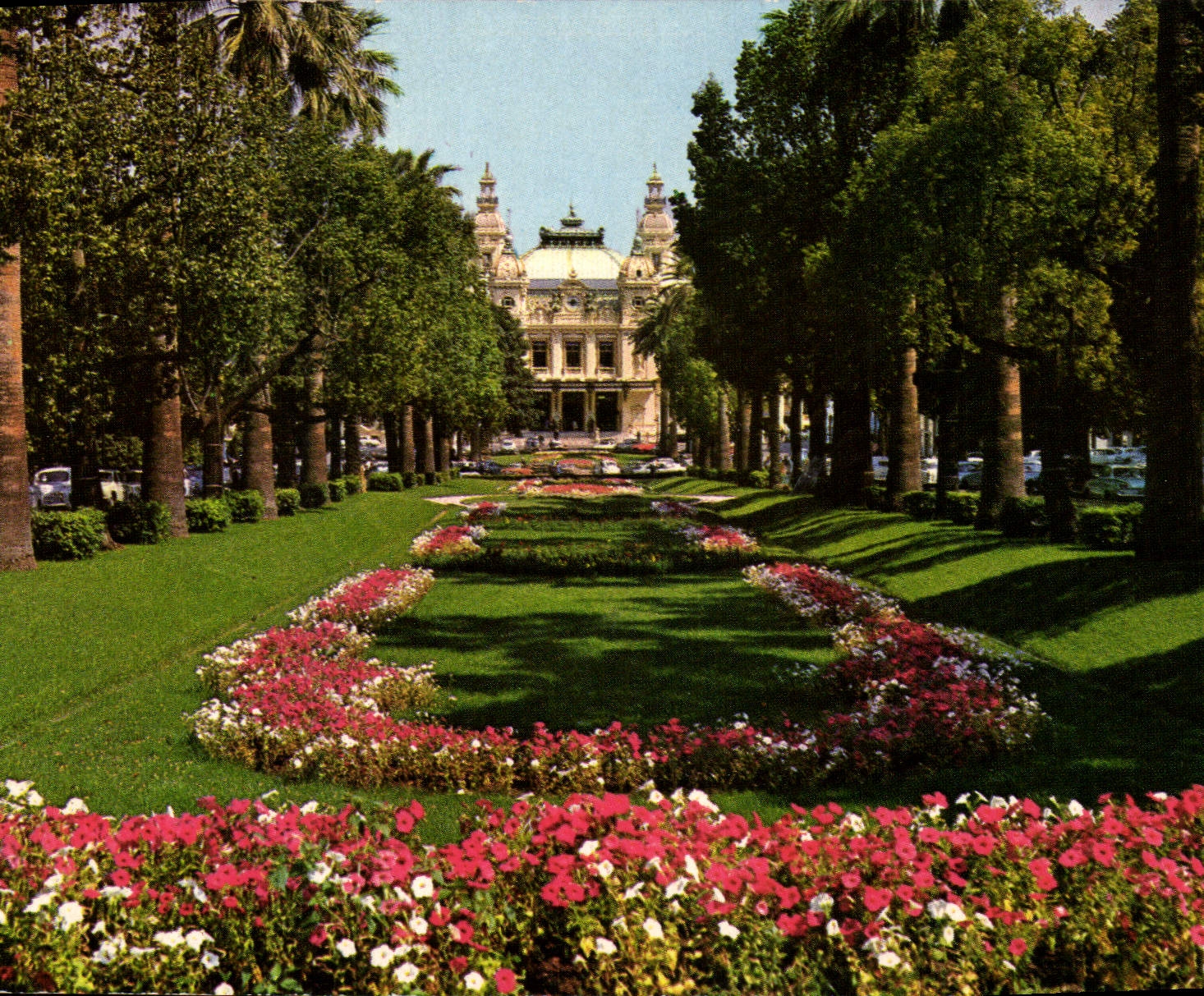 Monte-Carlo - Costa Azzurra — Les jardins du Casino — Éditions Gillette, n°733