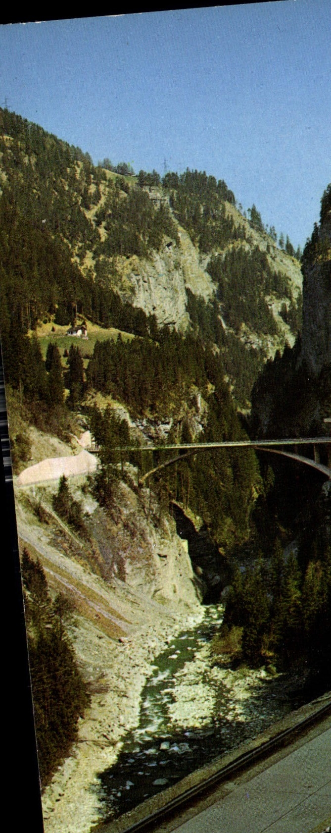 CPM Die San Bernardio Strasse in der Viamala Schlucht 