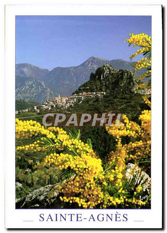 CPM Couleurs et lumiere de France Sainte Agnes Alpes Maritimes Vue generale 