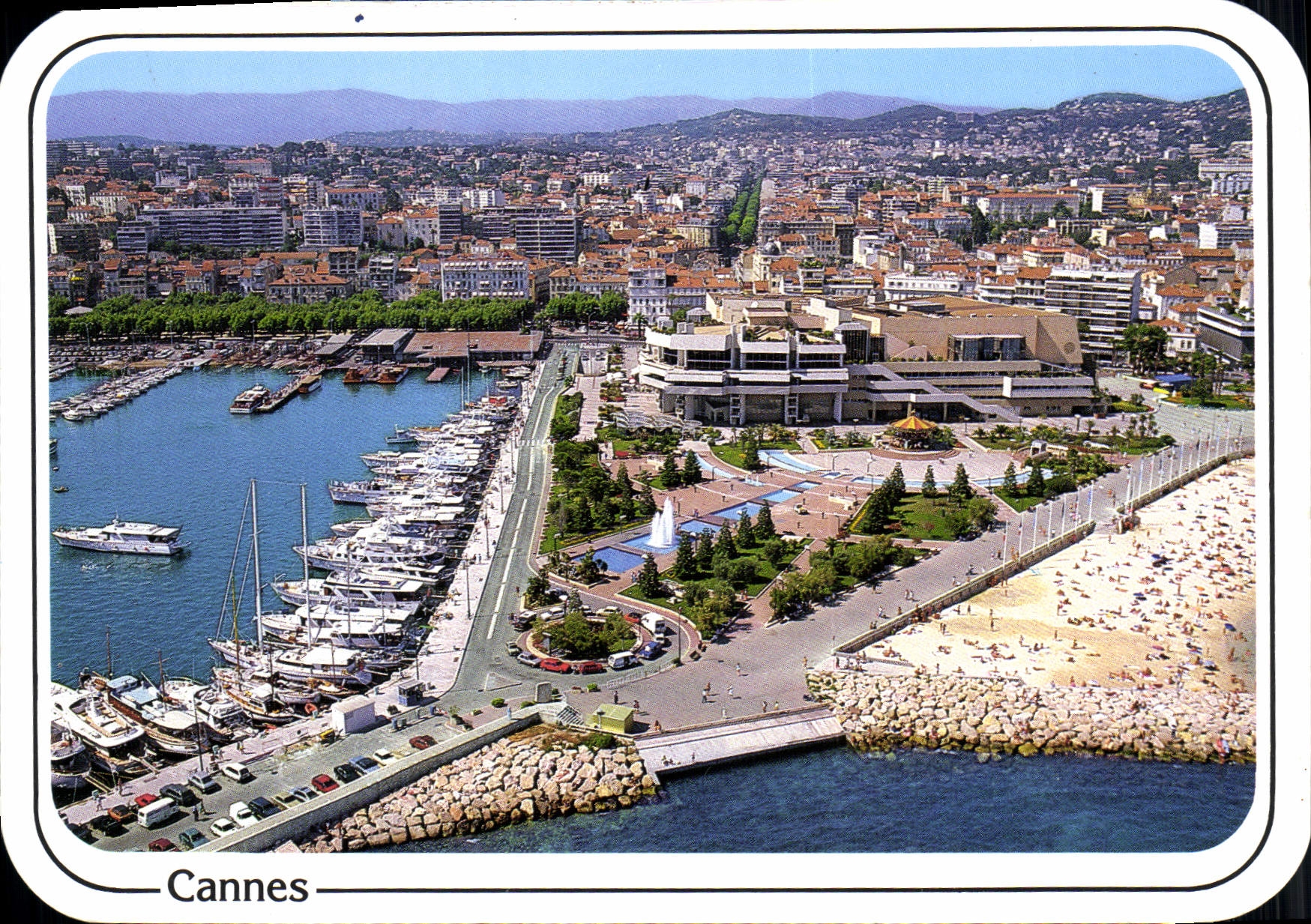 Cannes — Aerial View of the Port and the Palais des Congrès — Reflets de la Côte d'Azur