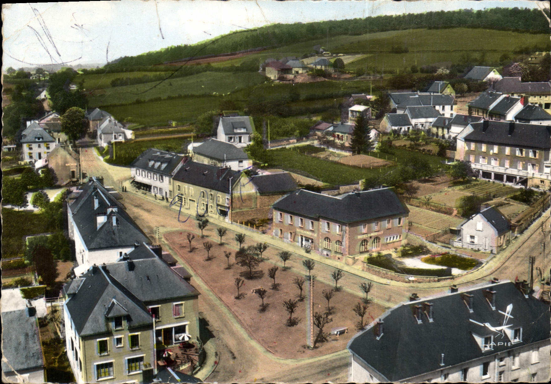 Montsauche (Nièvre) — vista aérea — edición Lapie