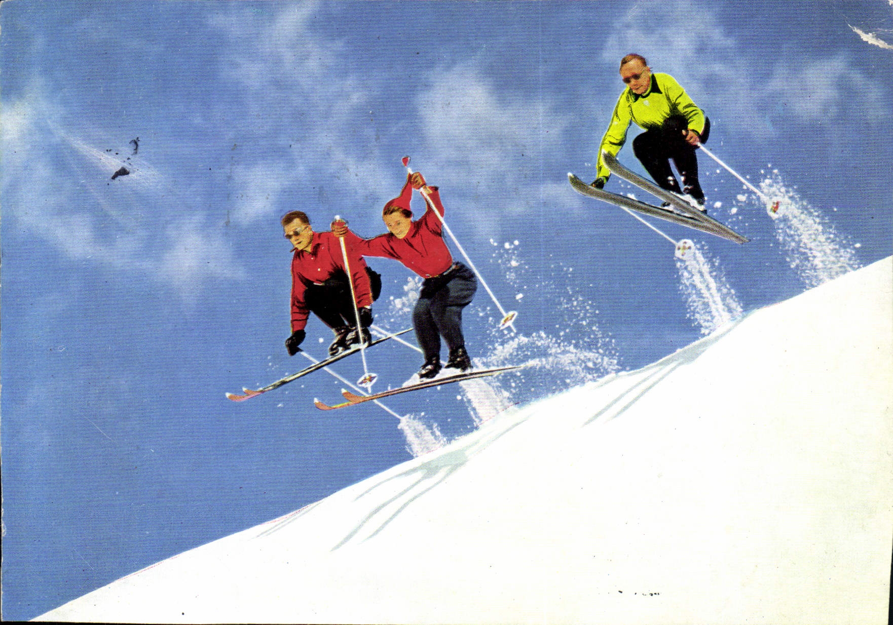 Sauts de skieurs — Savoie — Éditions Serraillier, Paris