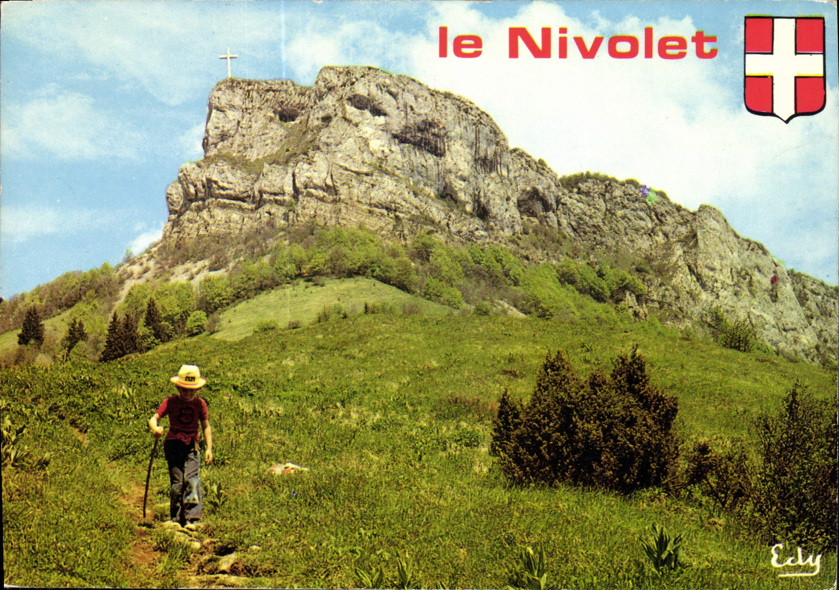 CPM Images de Chez Nous Environs de Chambery Savoie la Croix du Nivolet 