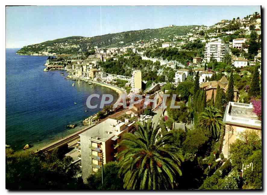 Villefranche-sur-Mer — Vue générale et le Mont Boron — Éditions d'Art Yvon