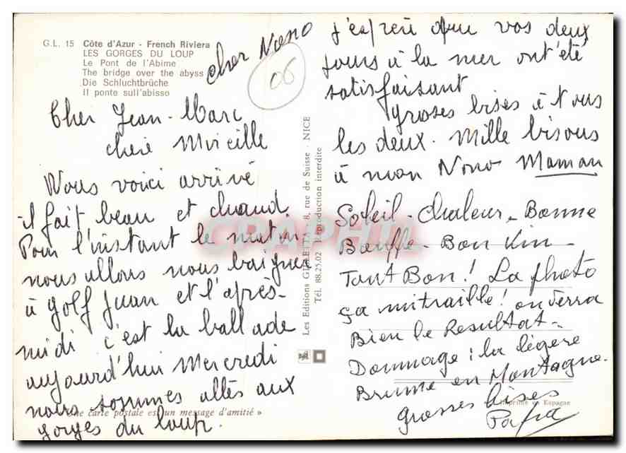 Pont de l'Abîme — Les Gorges du Loup — Les Éditions G.L.E.T.T.A. — Reverso
