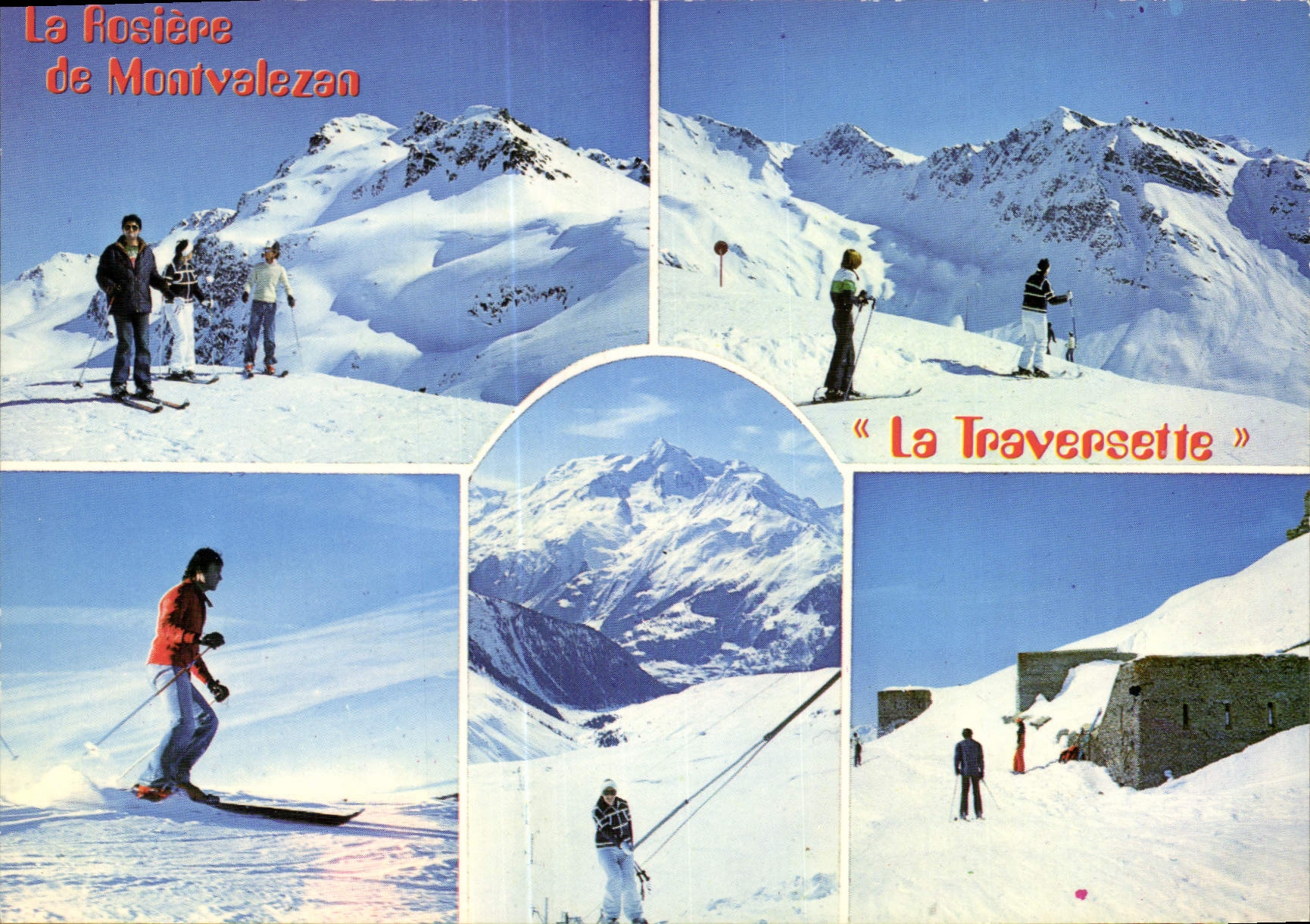 CPM La Rosiere de Montvalezan Savoie La Traversette Ski
