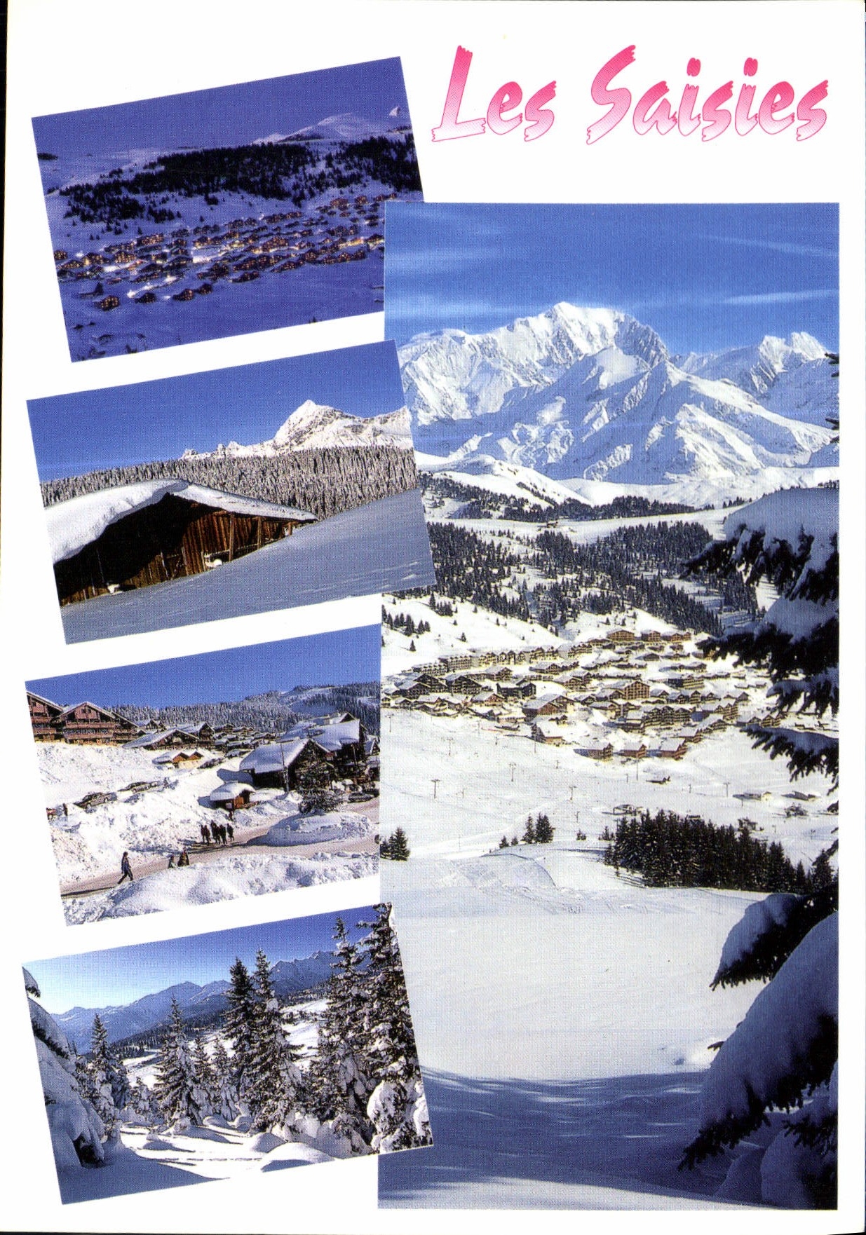 Les Saisies — Station du Beaufortain — éditeur AS de Cœur, n° 1156 SAI