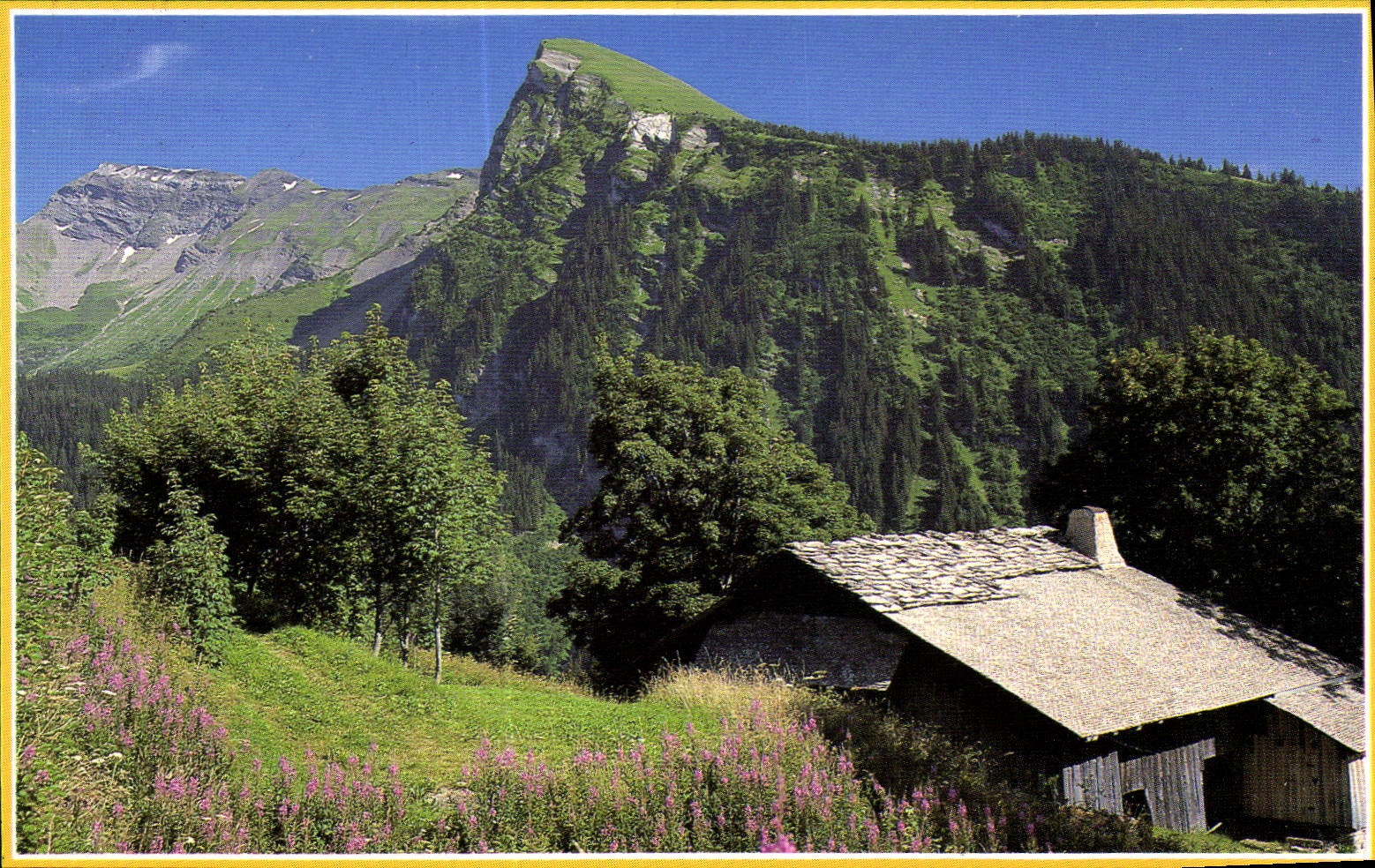 Paysage de Savoie — Vieux chalet — Éditions Cliché Gauzet