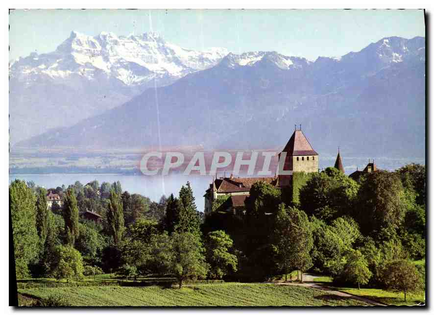CPM Blonay pres Montreux âac Leman et les Dents du Midi 