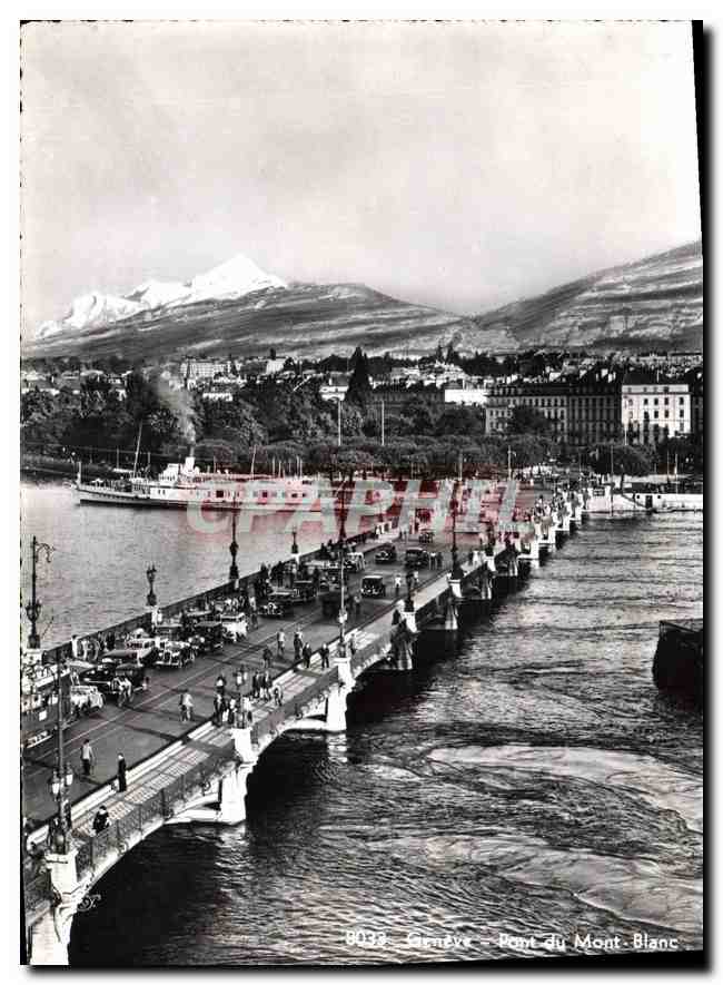CPM Geneve Pont du Mont Blanc 