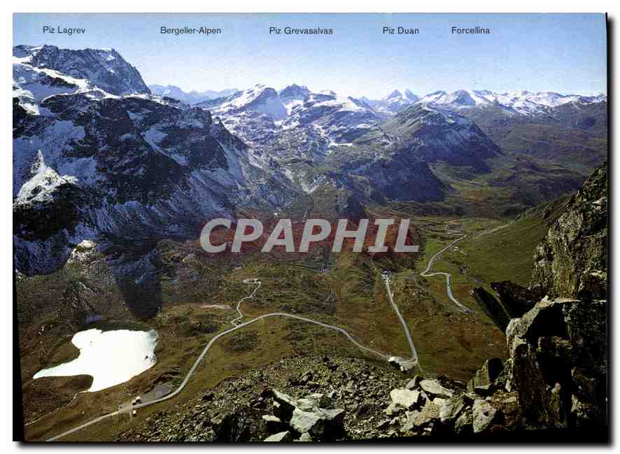 CPM Julier Passhohe gegen Piz Lagrev Bergeller und Averser Berge 