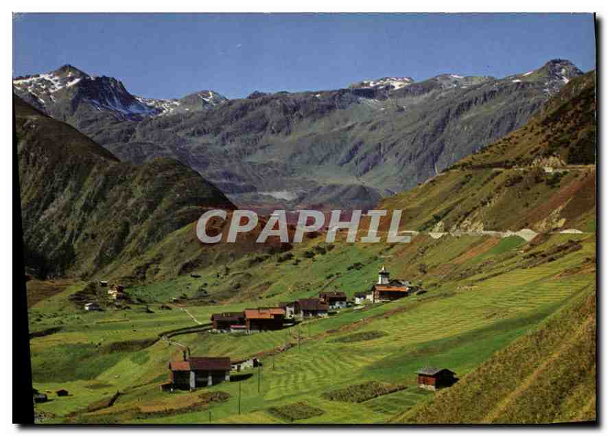 CPM Selva und Tschamut gegen den Oberalppass mit Piz Badus 