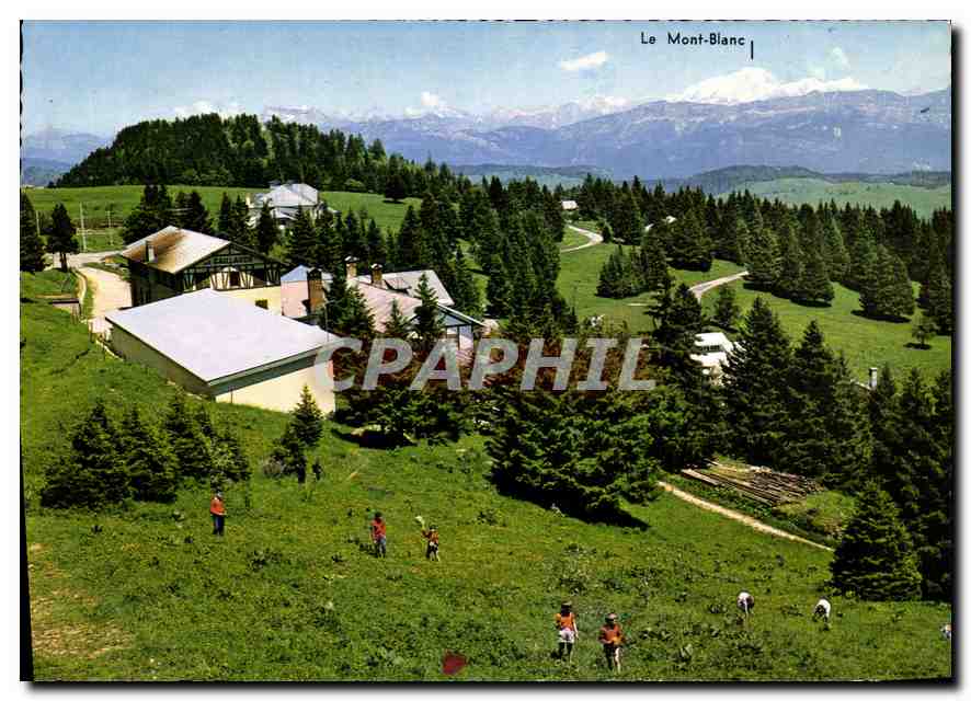 CPM Aux environs d'Aix les Bains Savoie le Plateau du Revard et la Chatre du Mont Blanc 
