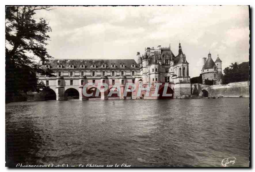 CPM Chenonceaux Indre et Loire le chateau sur le Cher
