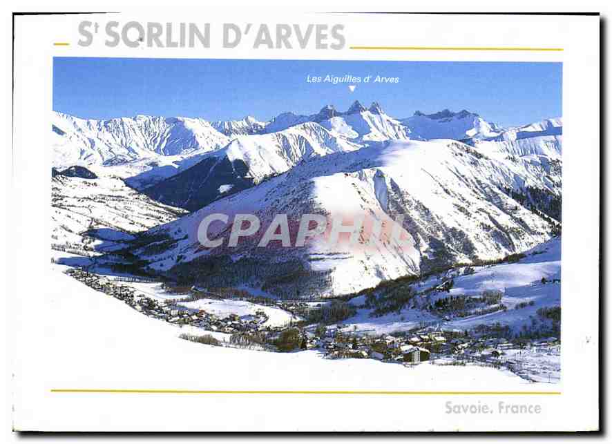 Saint Sorlin d'Arves — Les Aiguilles d'Arves — CPAPHIL