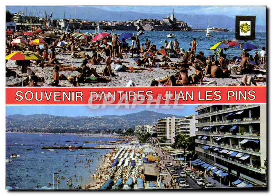 CPM Souvenir d'Antibes Juan les Pins 