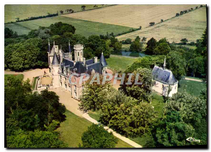 CPM Louestault I et L Vue aerienne Fontenailles 