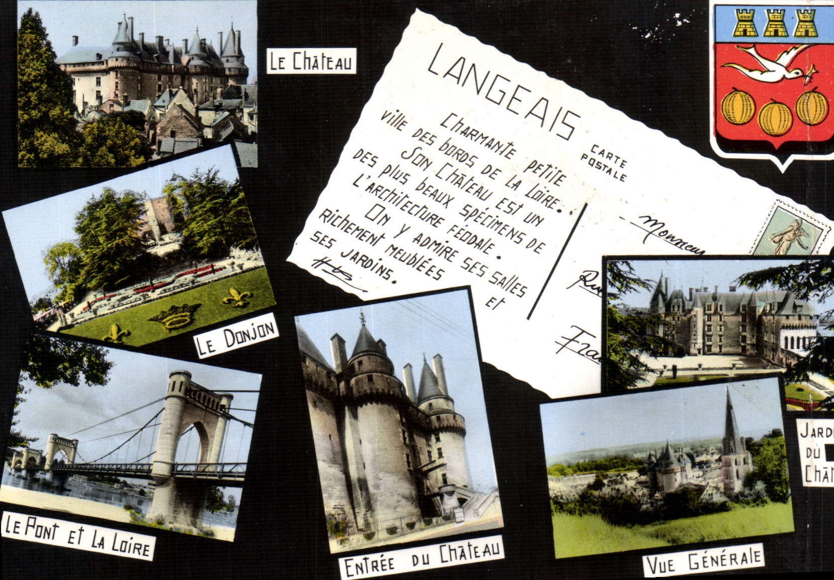 CPA Souvenir de Langeais 
