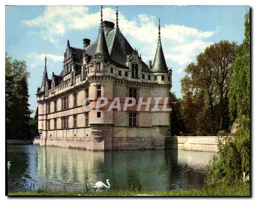 CPA Azay le Rideau Indre et Loire Le Chateau 