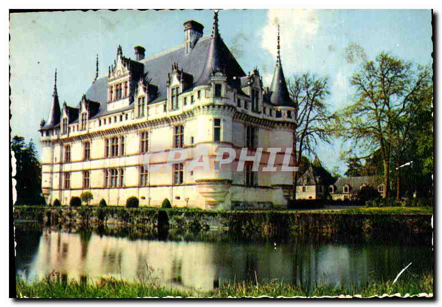 CPA Vallee de la Loire Chateau d'Azay le Rideau 
