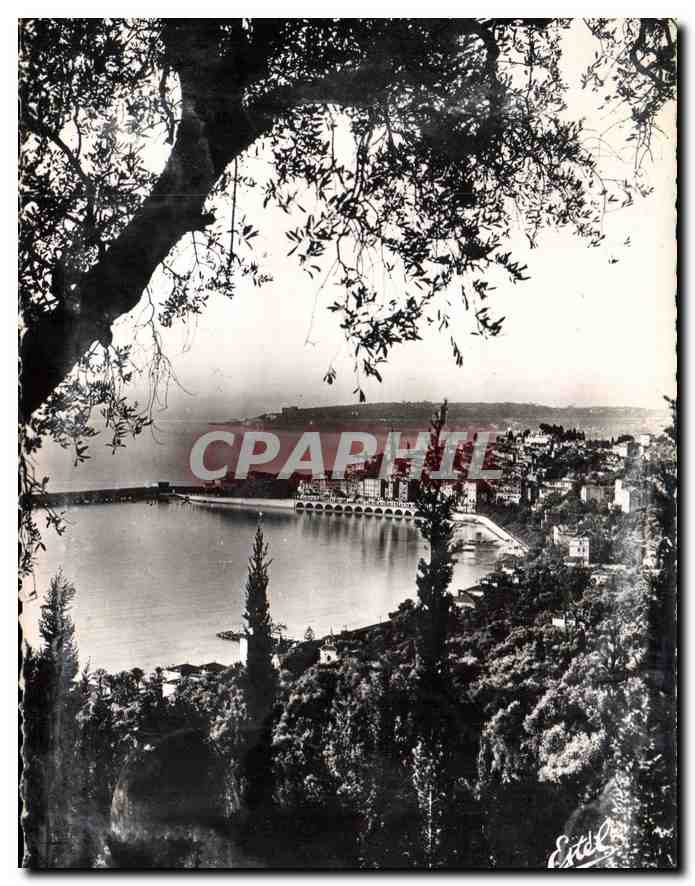 View of Menton — The City from the Colombières — Éditions de Luxe Estel, Paris
