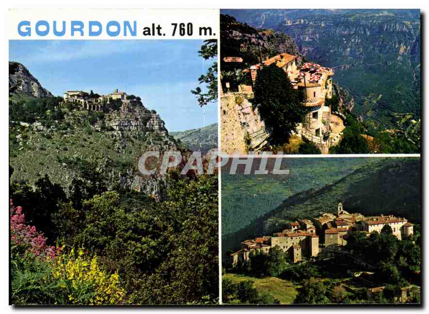 Gourdon — village perché à 760 m — Les Editions Gilletta, NICE