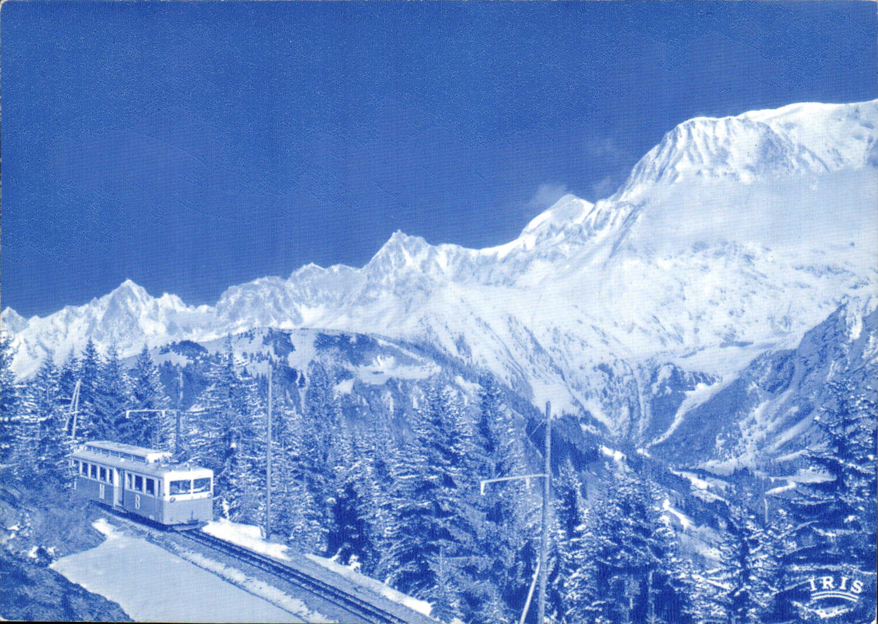 Saint Gervais — Panorama sulla catena del Monte Bianco — IRIS