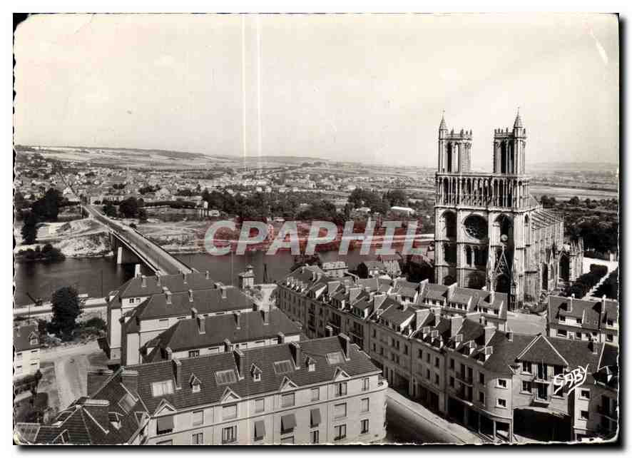 Mantes-la-Jolie — La Cathédrale, la Seine — Édition GAST